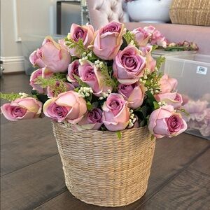 FRENCH VINTAGE ROSES 10 count single roses